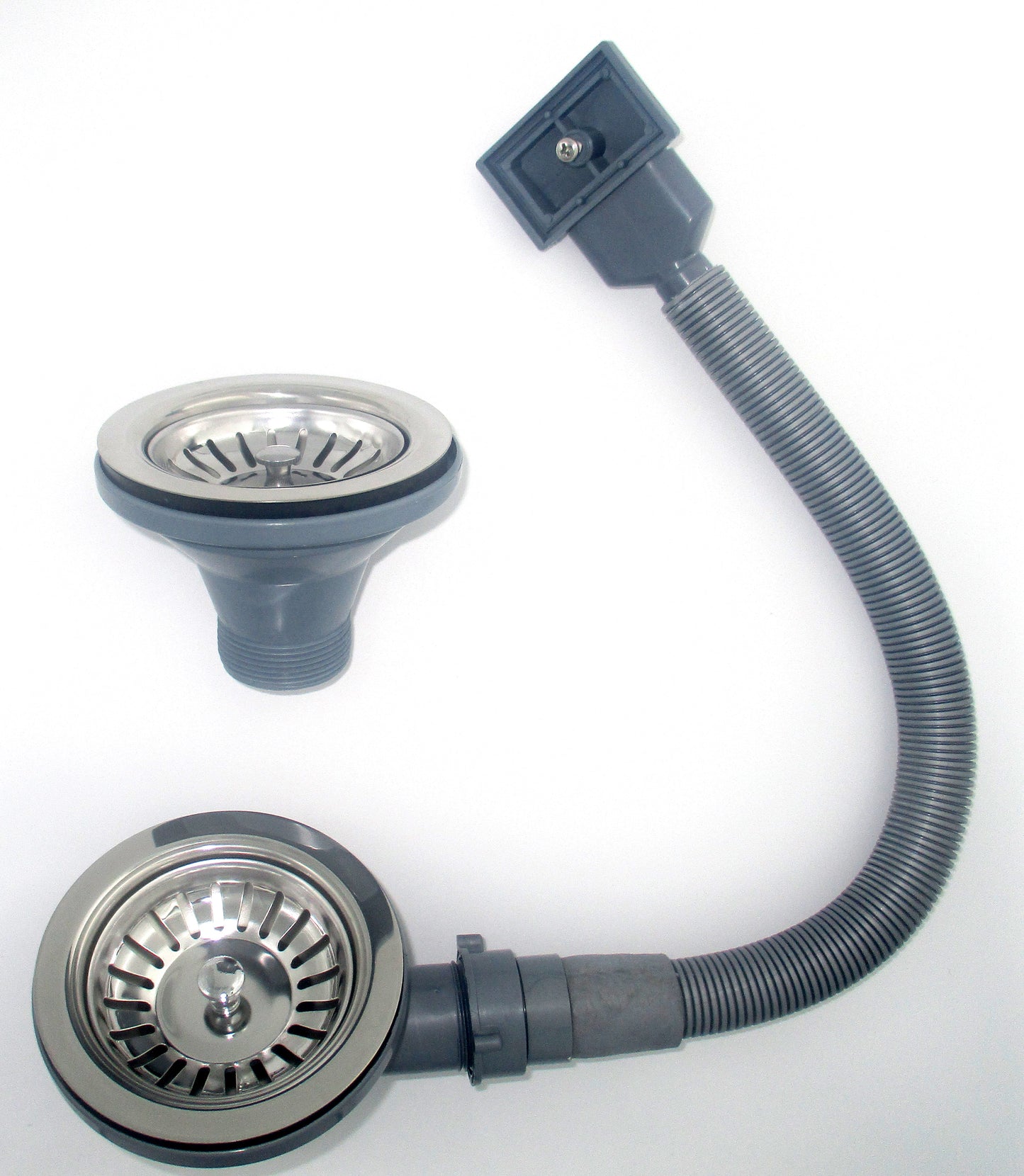 1.5 Becken Spüle für Unterschrank. Küchenspüle aus gebürstetem Edelstahl. Unterbau Spülbecken. Küche Waschbecken. 616mm x 461mm x 228mm (D03 L) - Complement Fusion