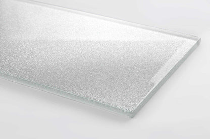Glasfliesen Silber Glitzer 30cm x 15cm (MT0075) - Complement Fusion